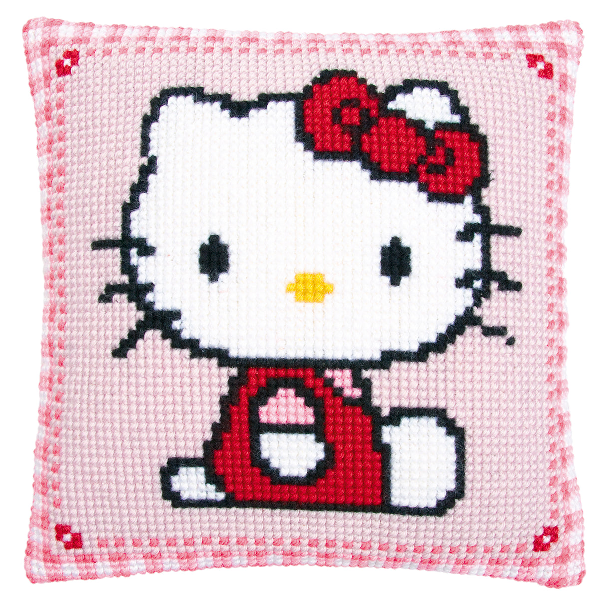 Vervaco Cross Stitch Kit 40cm Cushion Cover - Hello Kitty