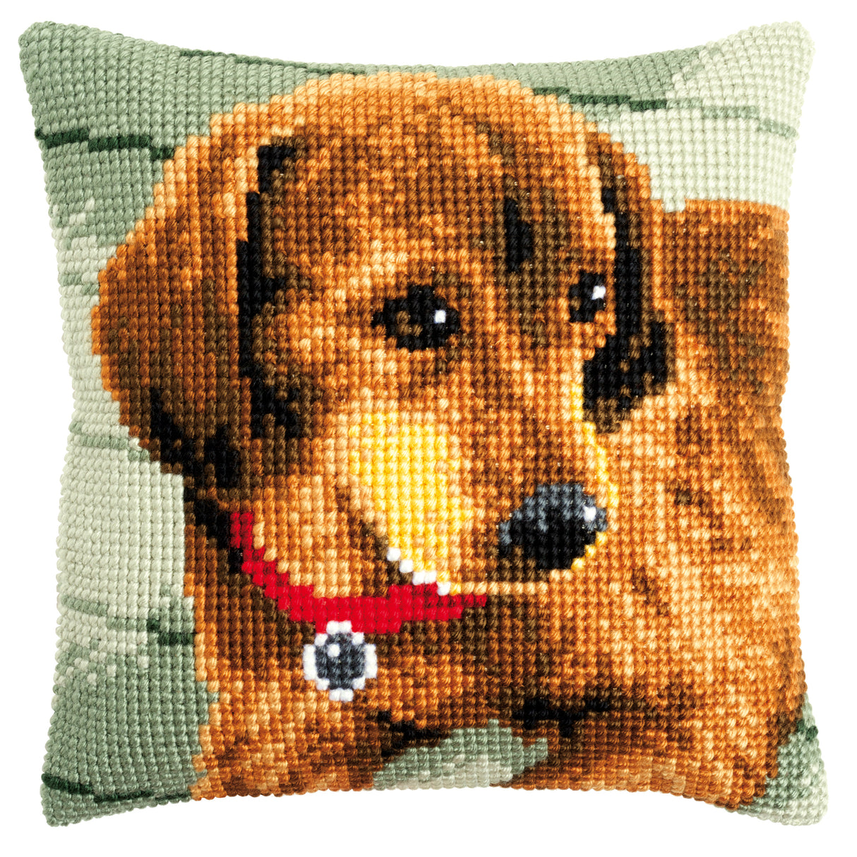 Vervaco Cross Stitch Kit 40cm Cushion Cover - Dachshund Dog