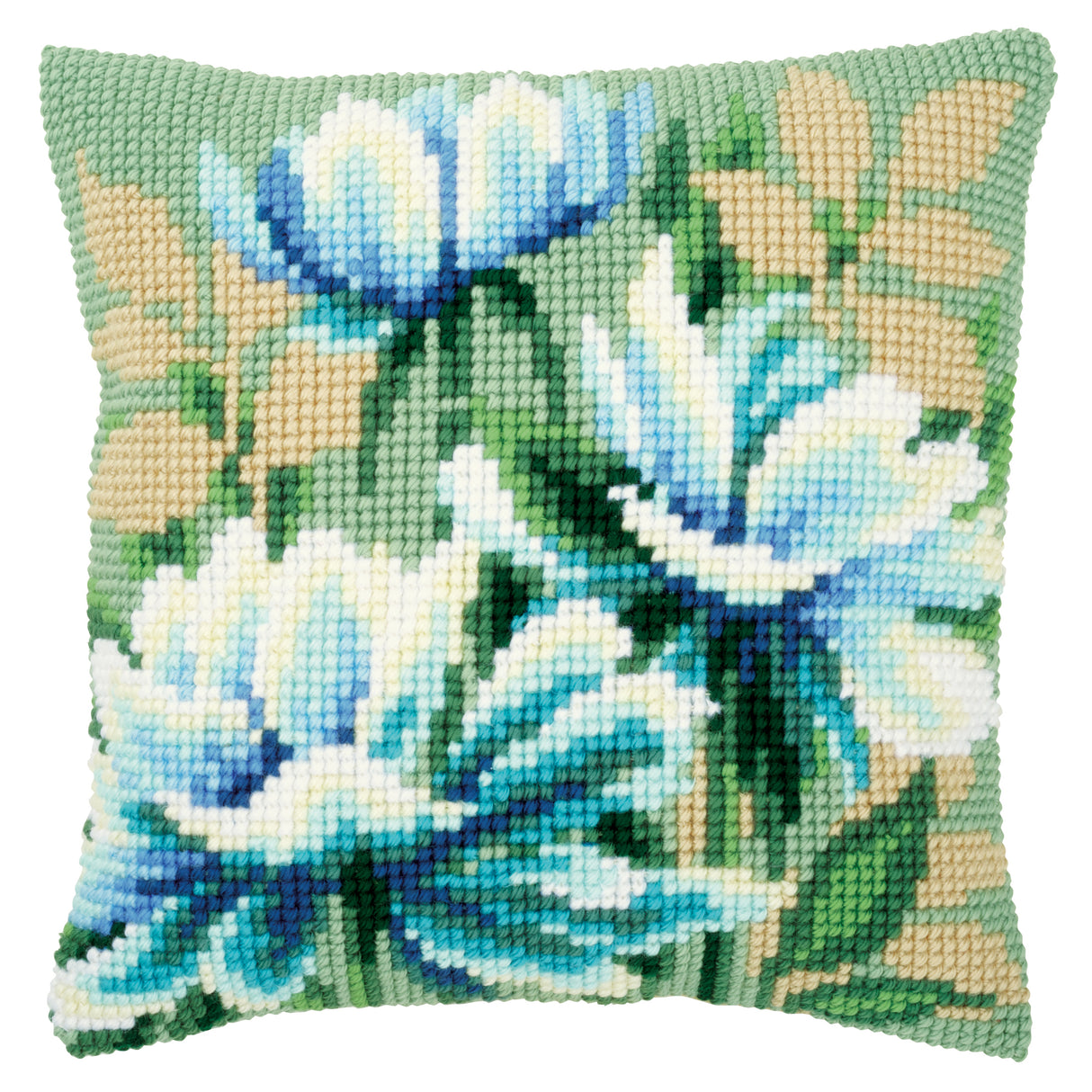 Vervaco Cross Stitch Kit 40cm Cushion Cover - Japanese Anemones I
