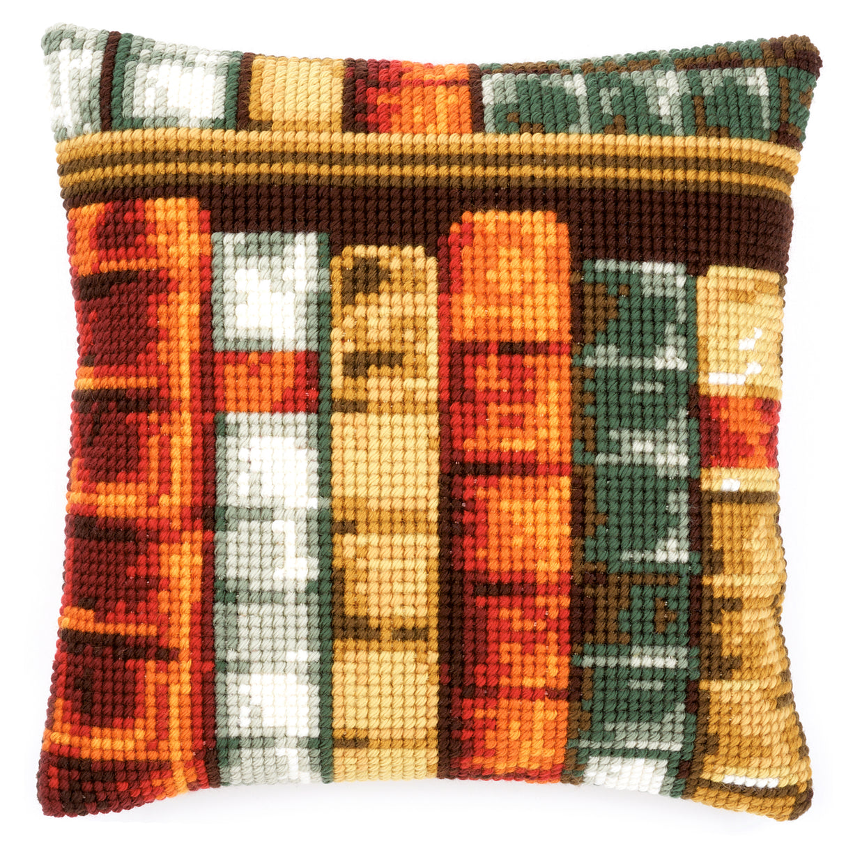 Vervaco Cross Stitch Kit 40cm Cushion Cover - Books