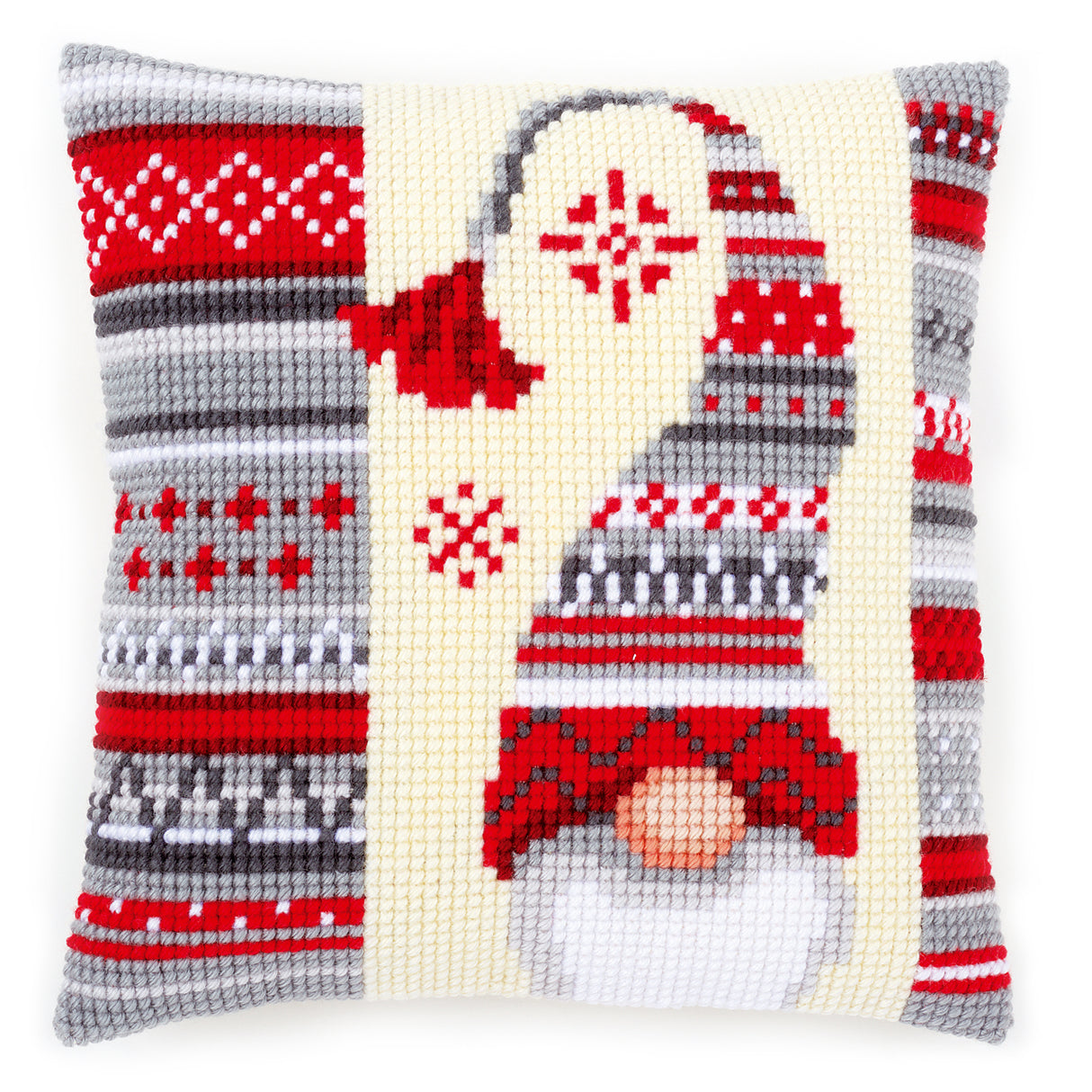 Vervaco Cross Stitch Kit 40cm Cushion Cover - Christmas Elf 2