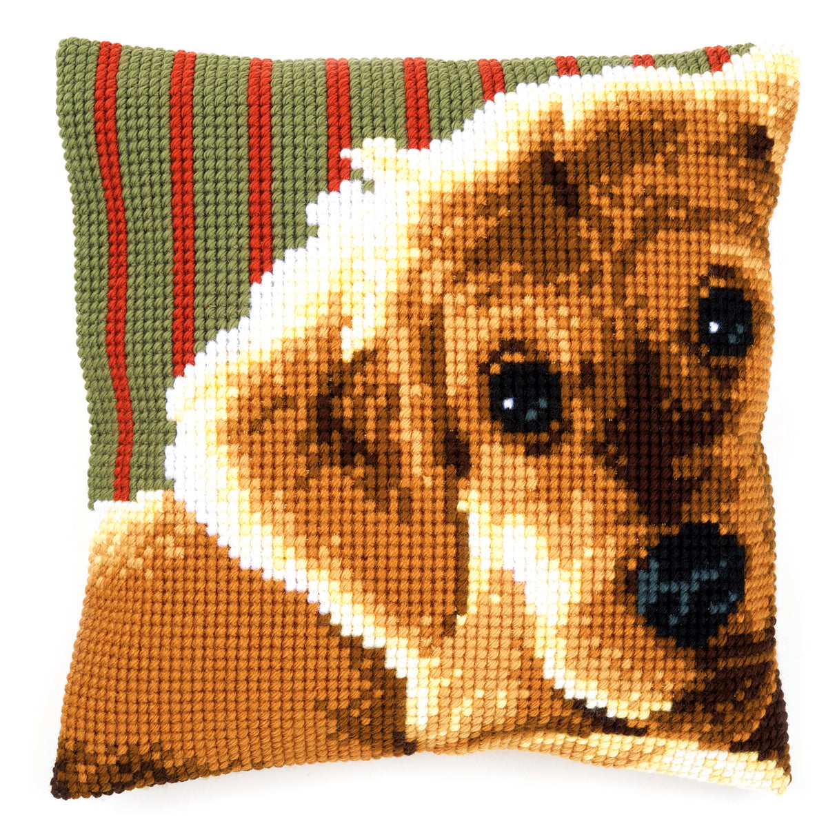 Vervaco Cross Stitch Kit 40cm Cushion Cover - Dog 3
