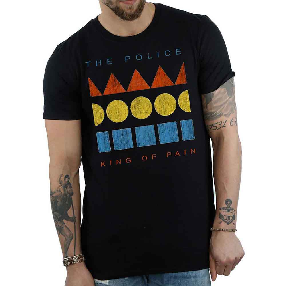 The Police Men's T-Shirt Kings of Pain Black (XL)