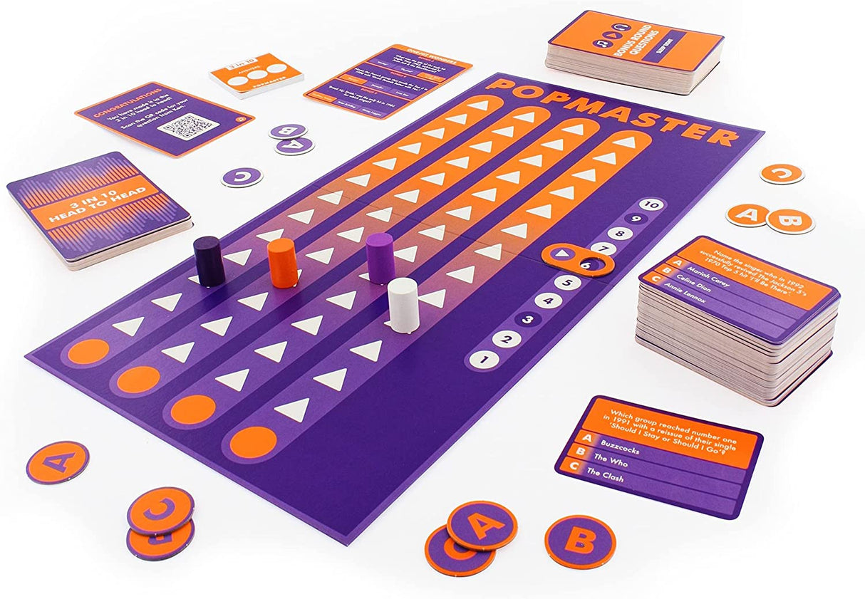 GingerFox Popmaster Board Game