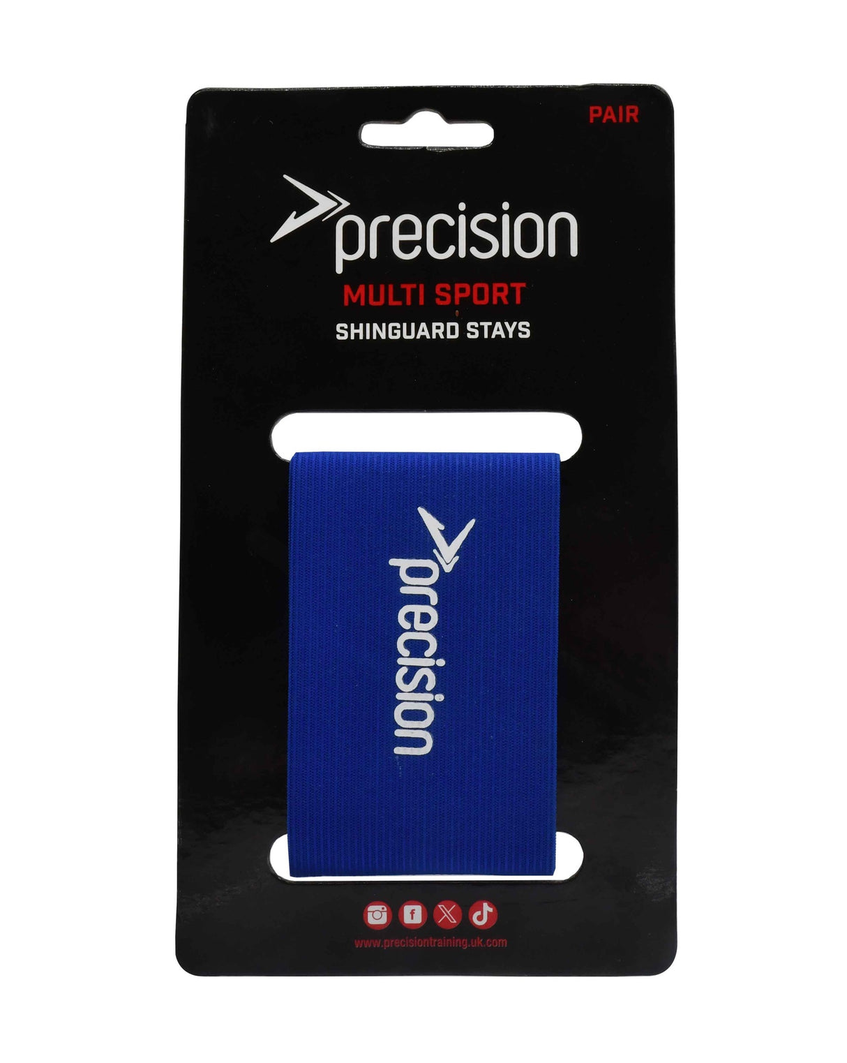 Precision Shin Guard Stays - Royal Blue (Pair)