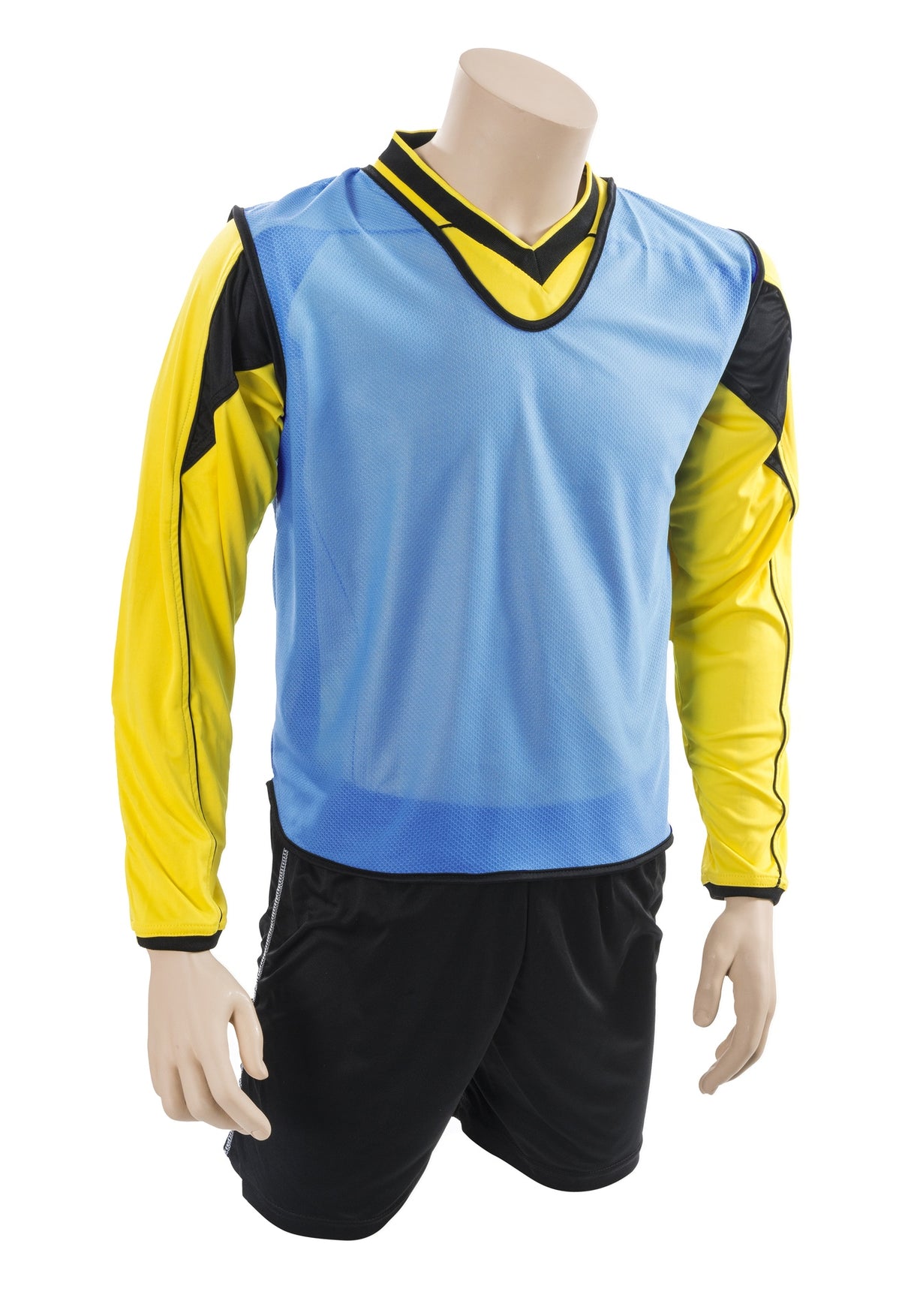 Precision Plain Mesh Training Bib Junior (Sky Blue)