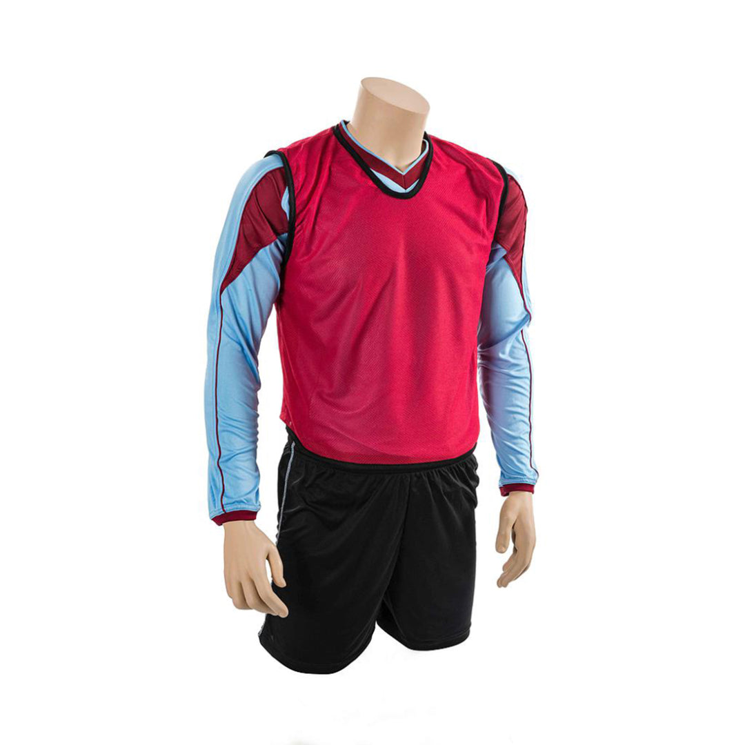 Precision Plain Mesh Training Bib Youth (Red)