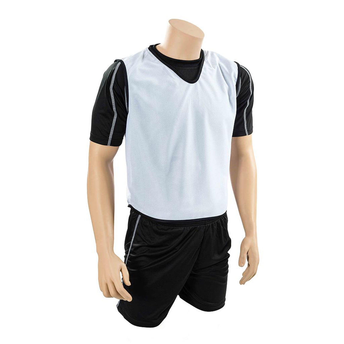 Precision Plain Mesh Training Bib Infant (White)