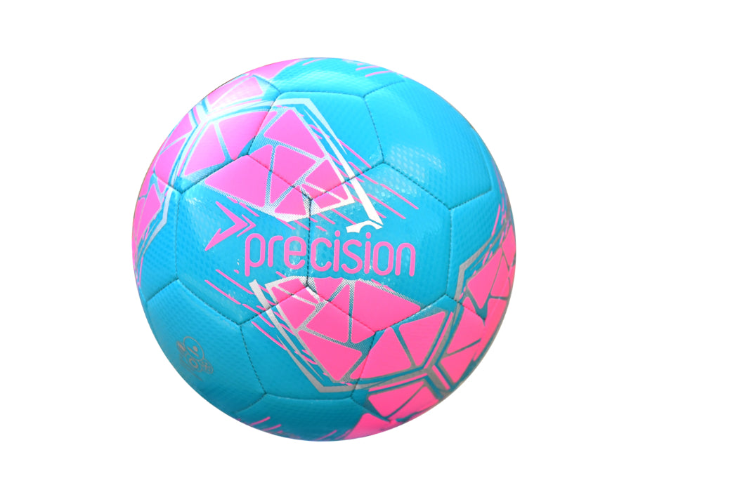 Precision Fusion Midi Size 2 Training Ball 2024 -Blue/Pink/Silver