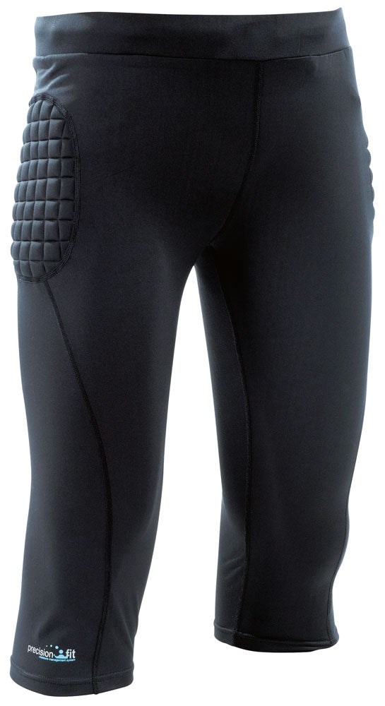 Precision Padded Baselayer GK 3/4 Pants Adult Black 30"-32" (XS)