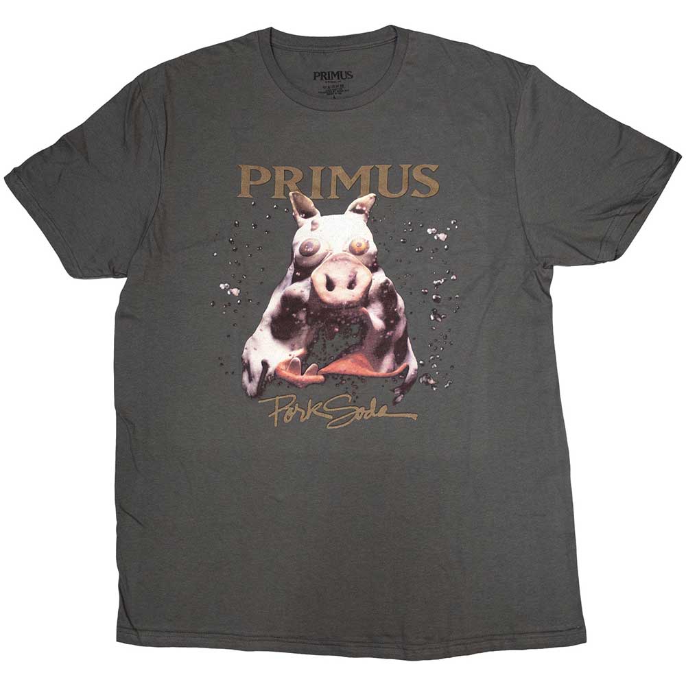 Primus Unisex T-Shirt Pork Soda Charcoal Grey (S)