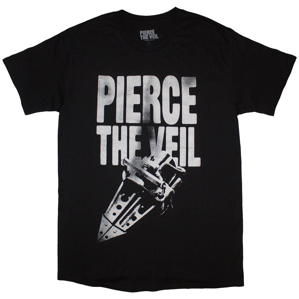 Pierce The Veil Unisex T-Shirt Large Text Black (S)