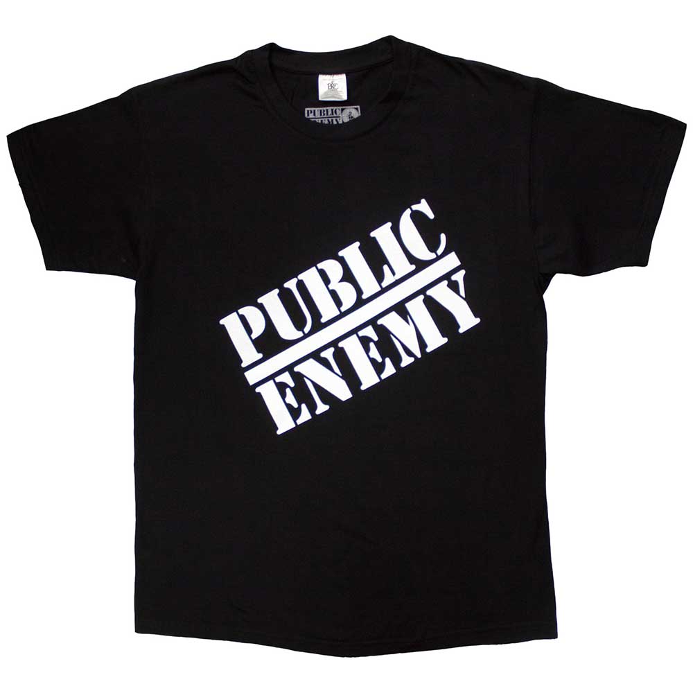 Public Enemy Unisex T-Shirt Four Logos Black (XXXL)
