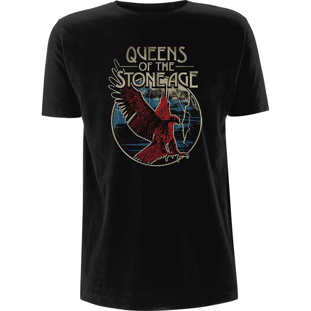 Queens Of The Stone Age Unisex T-Shirt Eagle Black (M)