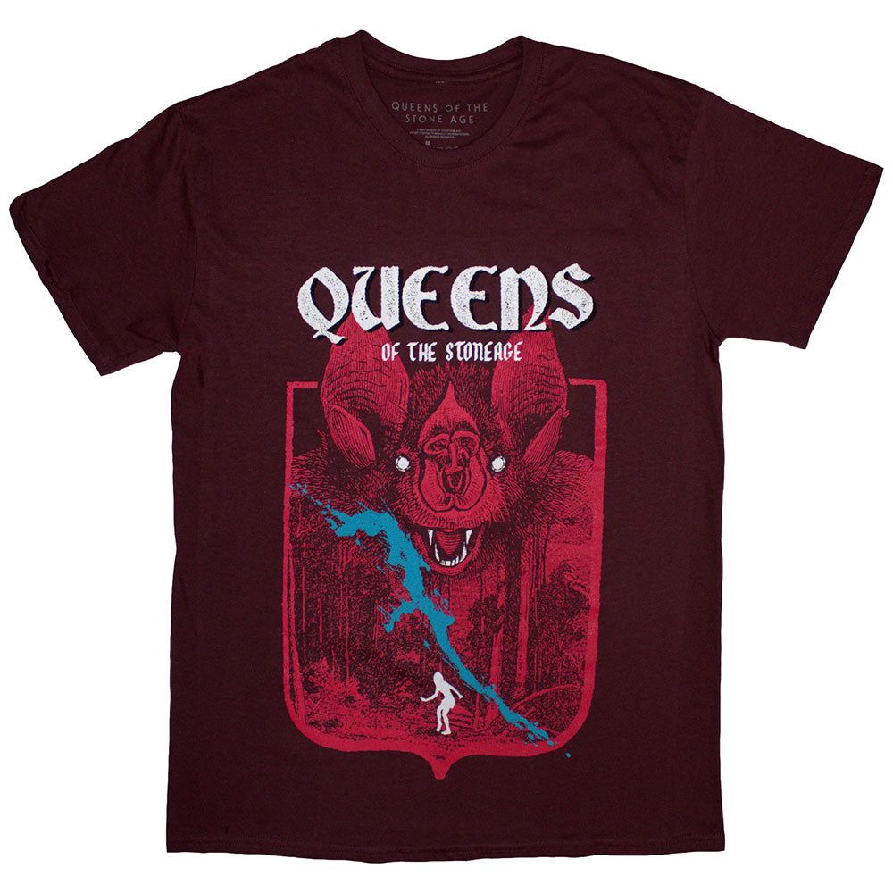 Queens Of The Stone Age Unisex T-Shirt Bat Red (M)