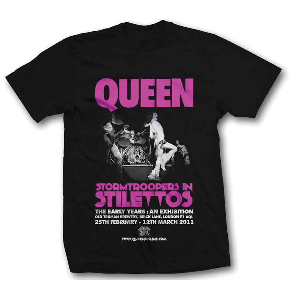 Queen Men's T-Shirt Stormtrooper in Stilettos Black (L)
