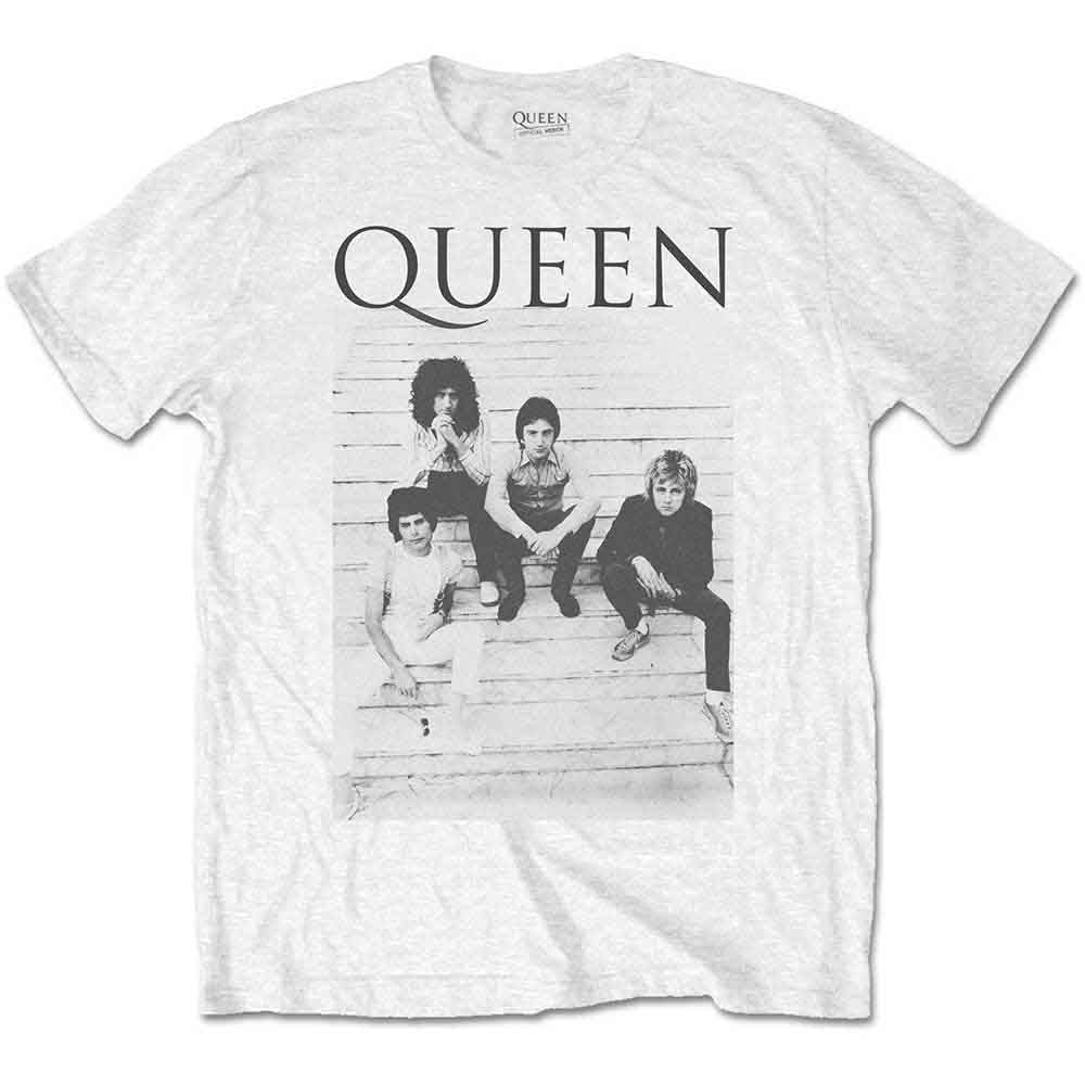 Queen Men's T-Shirt Stairs White (S)