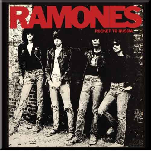 Ramones Fridge Magnet Rocket to Russia