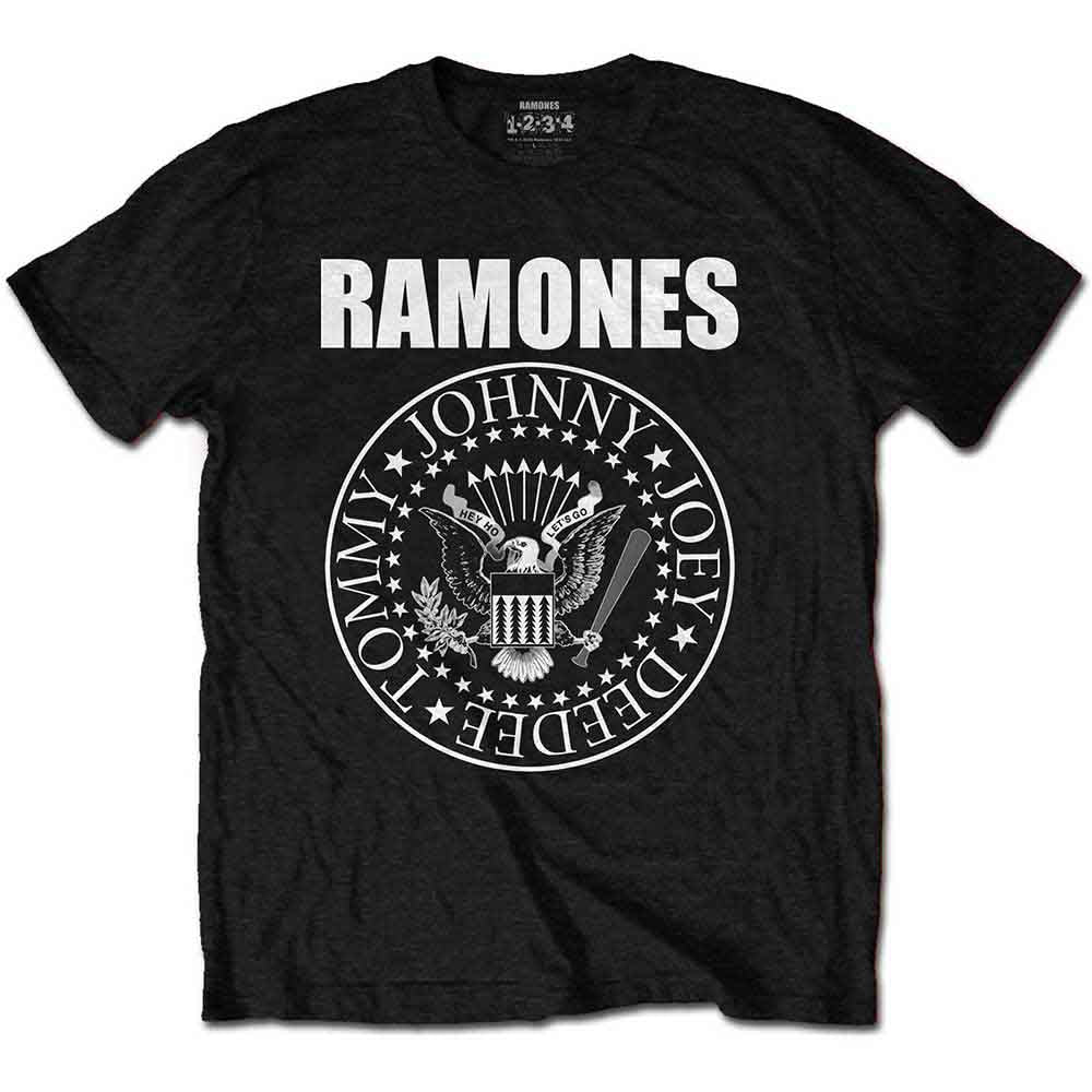 Ramones Kids T-Shirt Presidential Seal Black (9-10yrs)