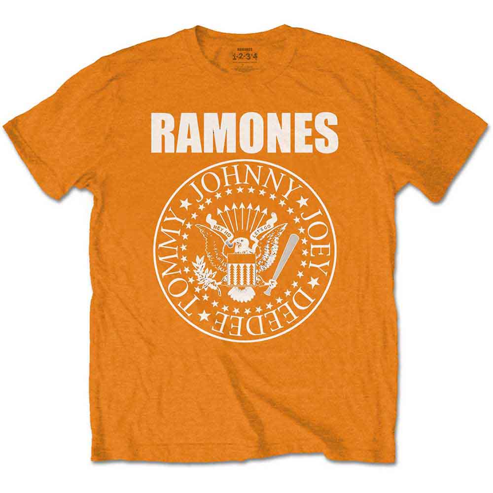 Ramones Kids T-Shirt Presidential Seal Orange (13-14yrs)
