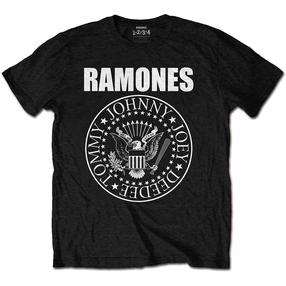 Ramones Unisex T-Shirt Presidential Seal Black (XXXL)