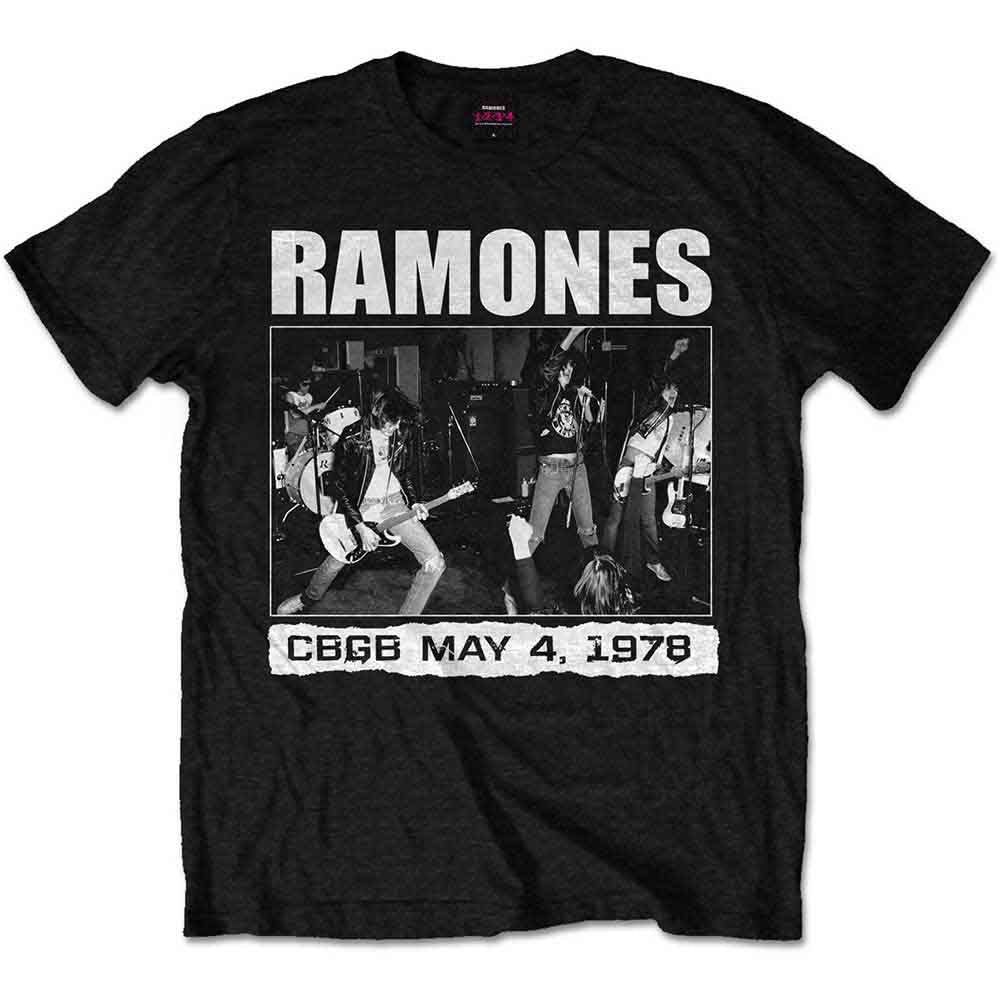 Ramones Men's T-Shirt CBGB 1978 Black (S)