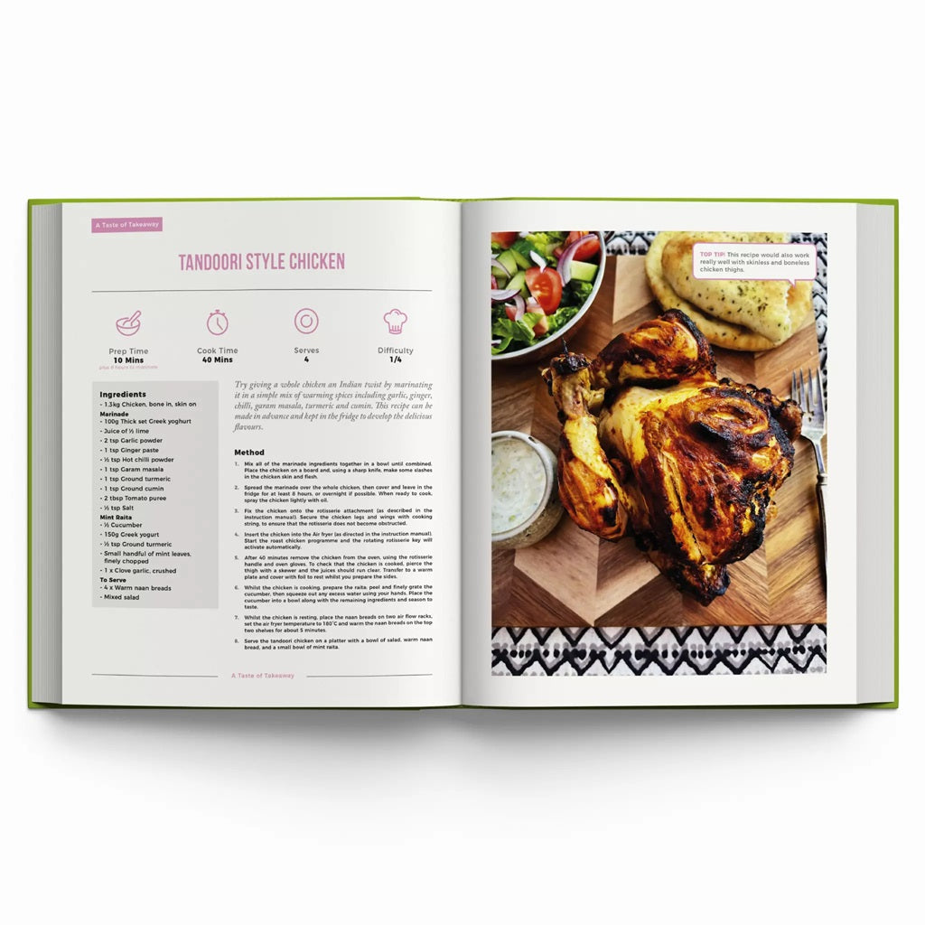 Tower Cookbook for Air Fryer Ovens