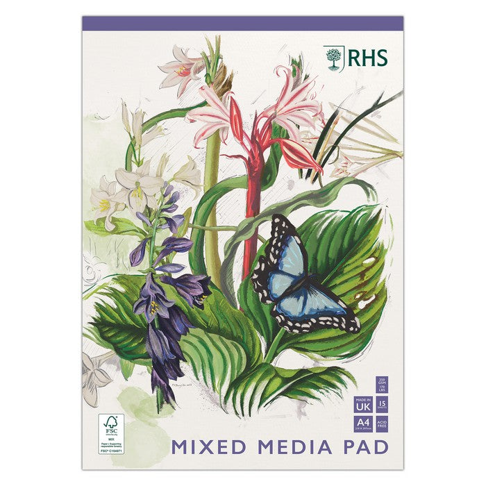 RHS A4 Mixed Media Pad 250gsm 15sht