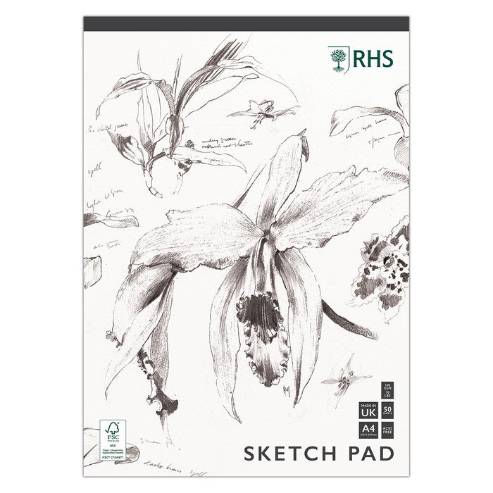 RHS A4 Sketch Pad 100gsm 50sht