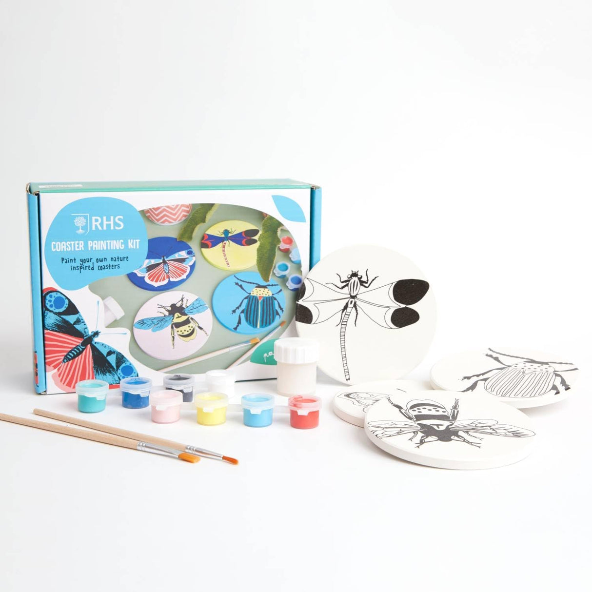 RHS Paint Your Own Coasters Kit