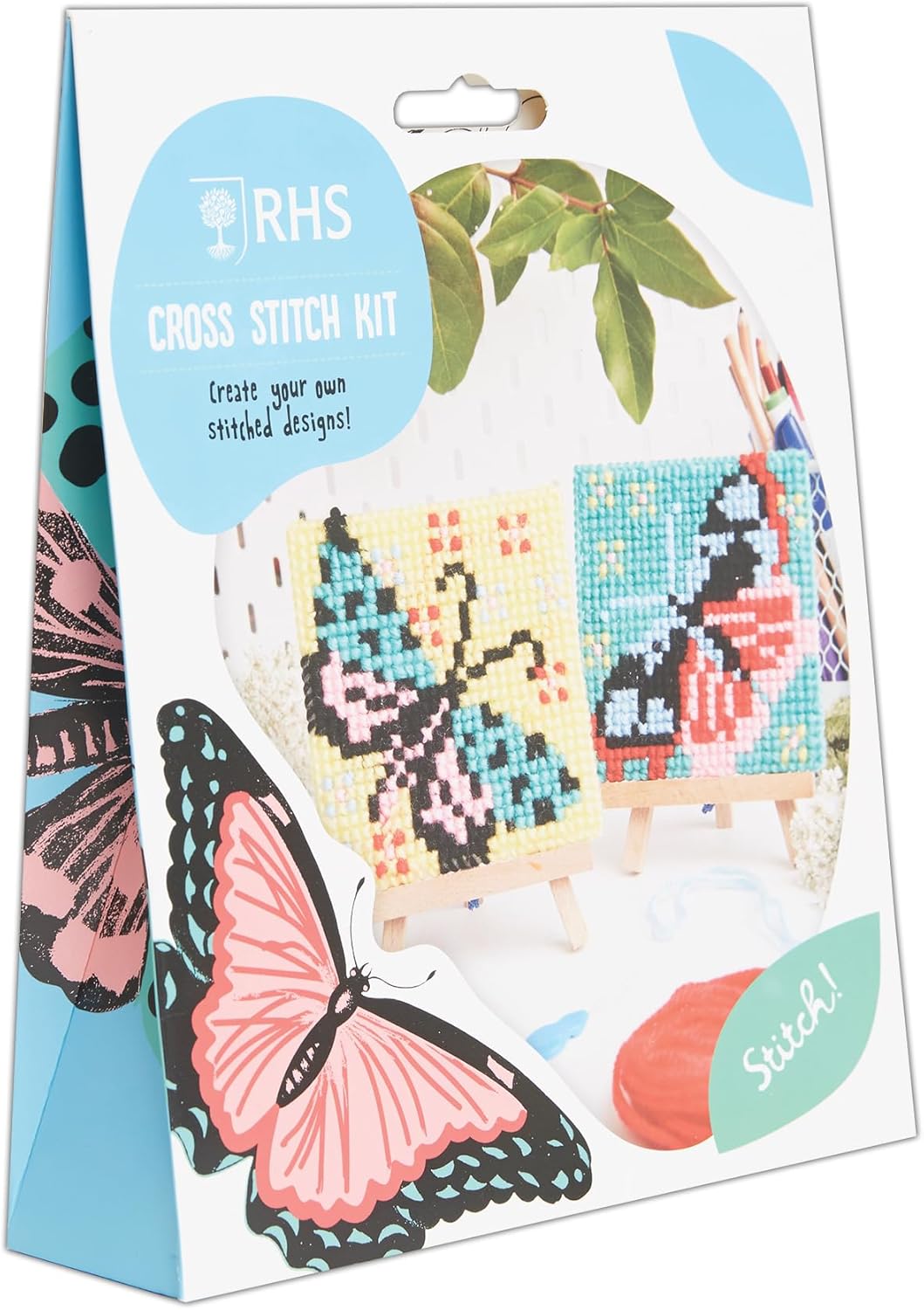 RHS Mini Cross Stitch - Butterflies