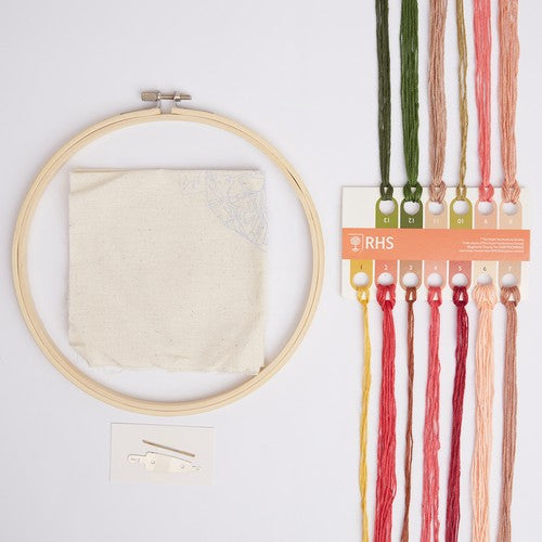 RHS 8" Embroidery Kit - Plant Study