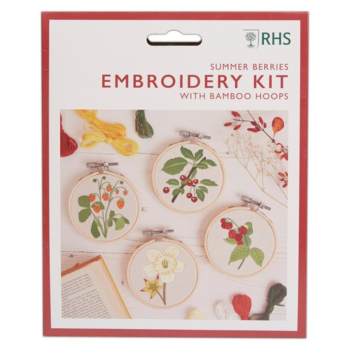 RHS 4" Embroidery Kit (4pcs) - Summer Berries