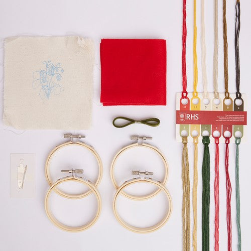RHS 4" Embroidery Kit (4pcs) - Summer Berries