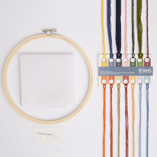 RHS 8" Cross Stitch Kit - Garden Tiger Moth