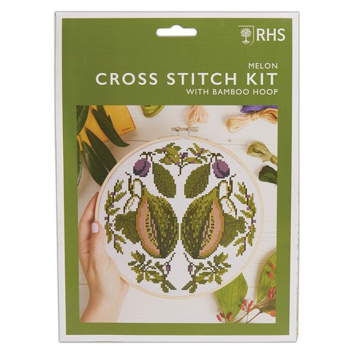RHS 8" Cross Stitch Kit - Melon