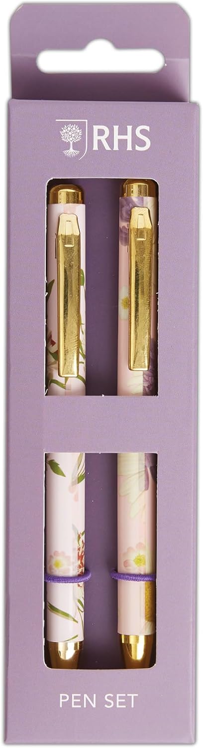 RHS Ballpoint Pen Gift Set - Cottage Garden