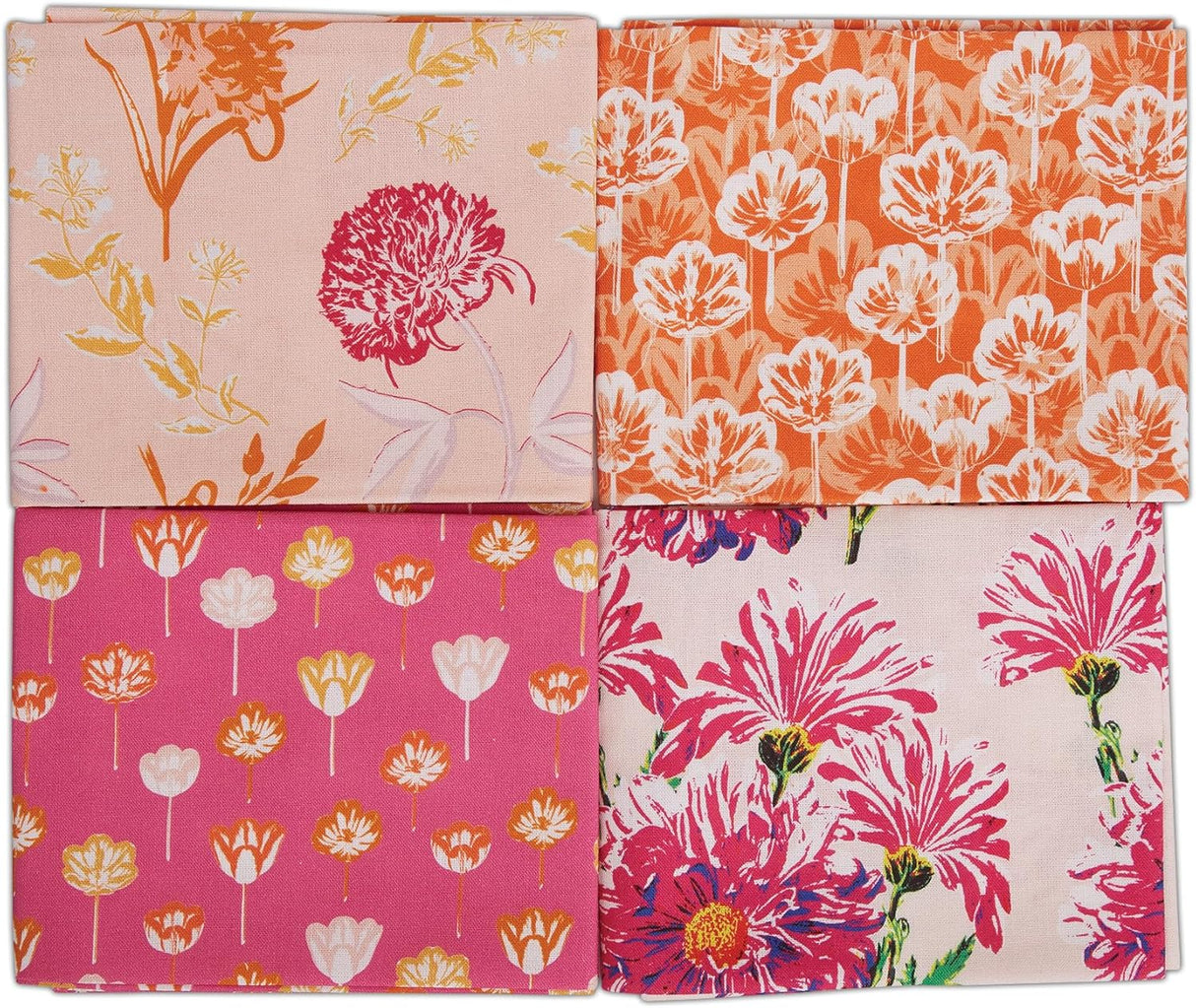 RHS Fat Quarters Fabric Bundle 18" x 22" - Bloom (4pk)