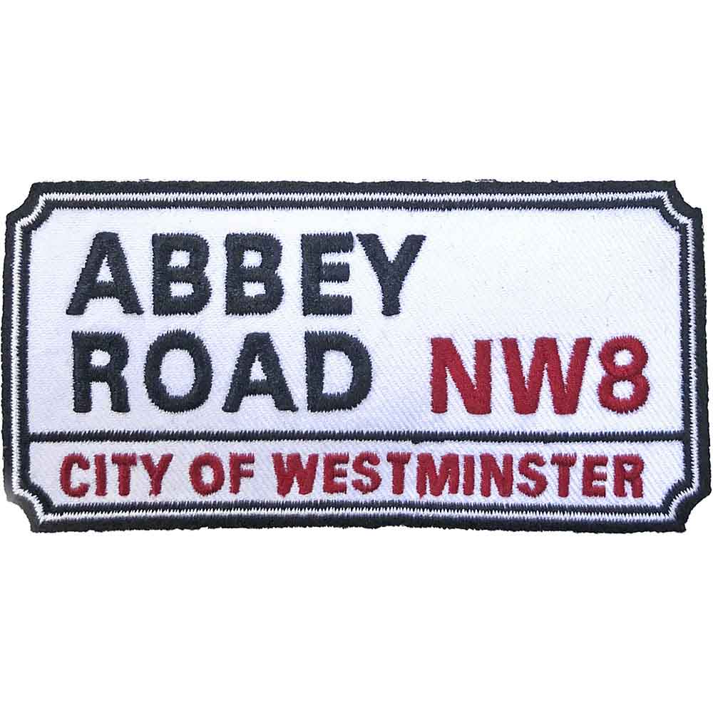 Road Sign Standard Patch Abbey Road, NW London Sign (Loose)