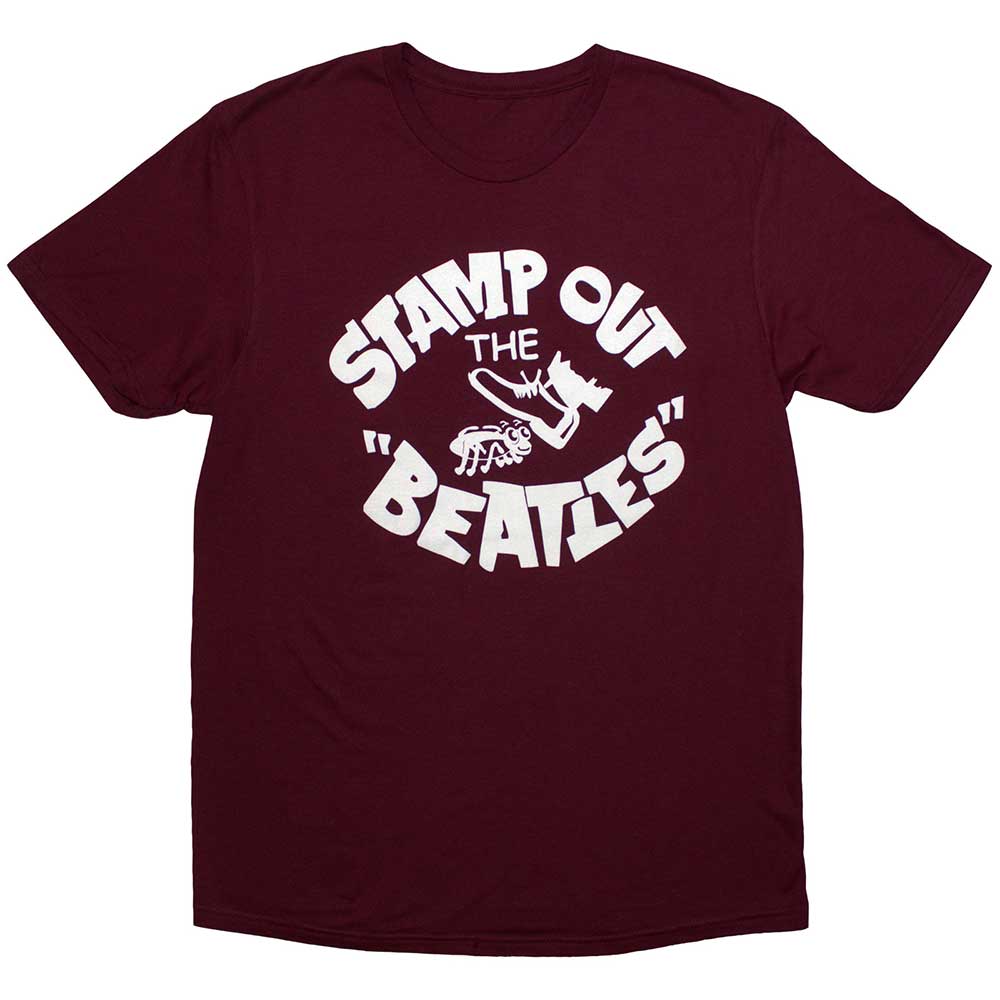 The Beatles Unisex T-Shirt Stamp Out The... Red (XXL)