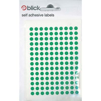 Blick Self Adhesive Labels Circles 5mm Green (980pc)