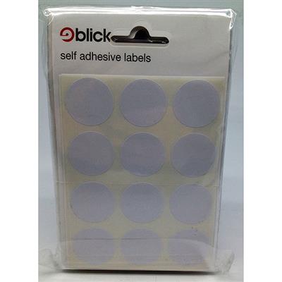 Blick Self Adhesive Labels Circles 24mm White (84pc)