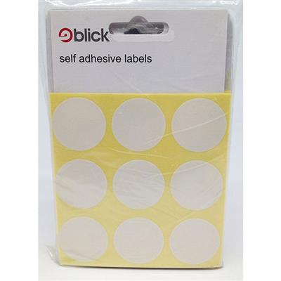 Blick Self Adhesive Labels Circles 29mm White (63pc)
