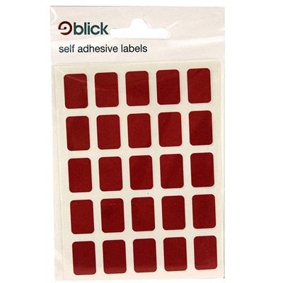 Blick Self Adhesive Labels 12mm x 18mm Red (175pc)
