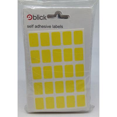 Blick Self Adhesive Labels 12mm x 18mm Yellow (175pc)