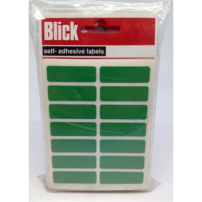 Blick Self Adhesive Labels 12mm x 38mm Green (98pc)