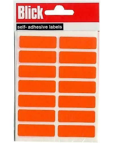 Blick Self Adhesive Labels 12mm x 38mm Orange (98pc)
