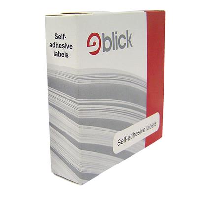 Blick Self Adhesive Labels 12mm x 30mm White in Dispenser Pack