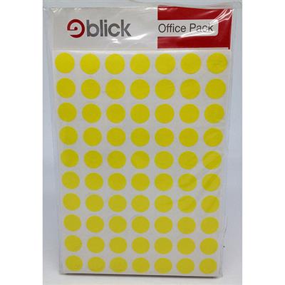 Blick Self Adhesive Labels Circles 13mm Yellow (2240pc)