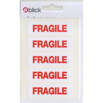 Blick Self Adhesive Labels "Fragile" 19mm x 63mm (35pc)